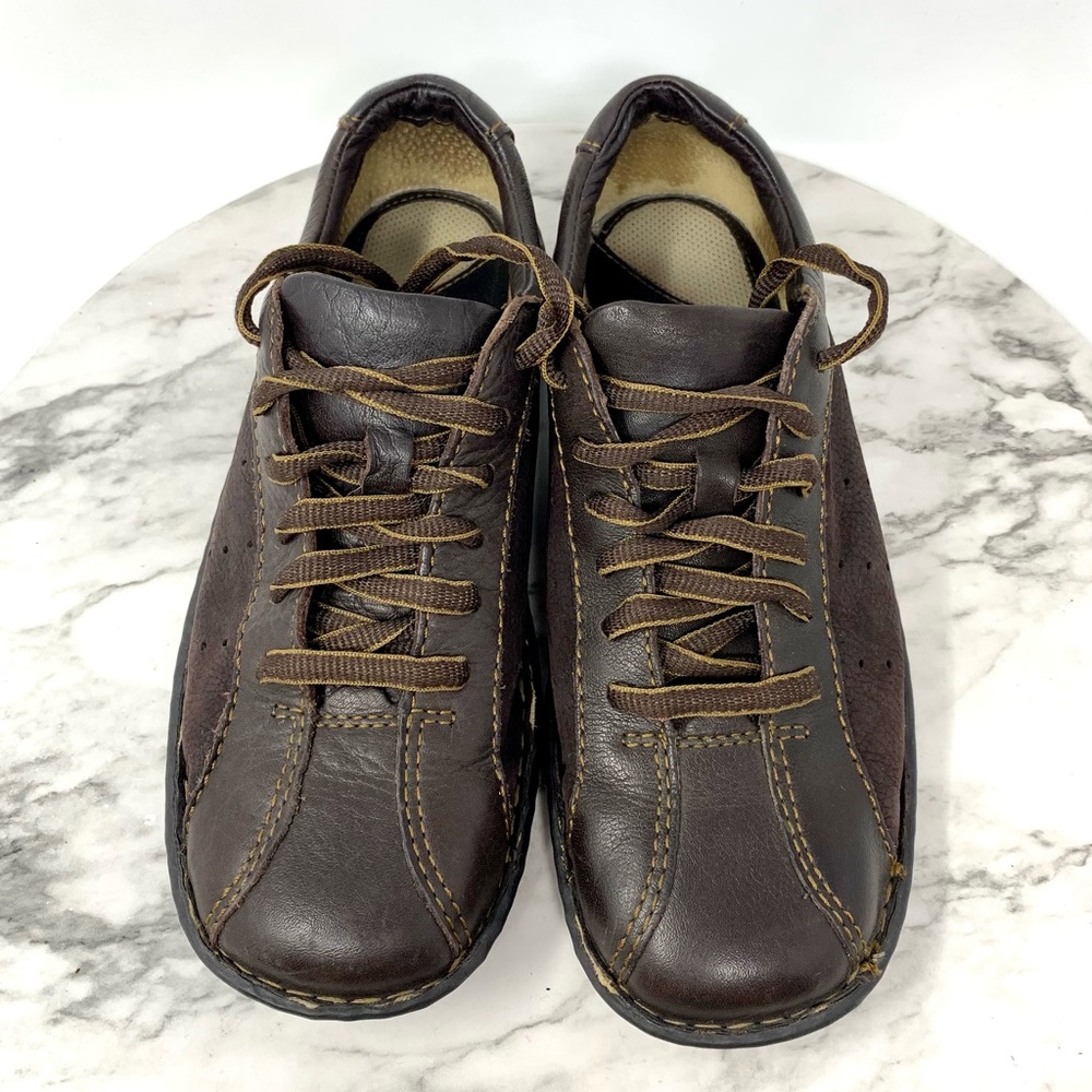 Born Bowling Leather Comfort Sneakers 7 Oxford Preppy Sporty Y2K Coquette Girl - Picture 6 of 11